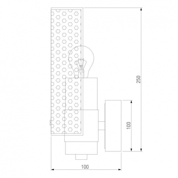 Бра Eurosvet Grino 70139/1 никель Бра Eurosvet Grino 70139/1 никель