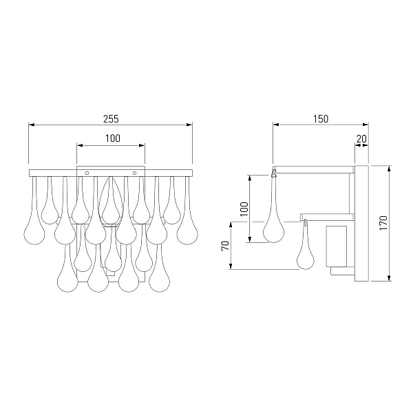 Бра Bogates Gutta 476/1 a068862