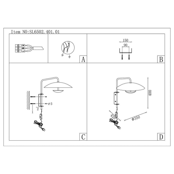 Бра ST Luce ARMONICO SL6502.401.01 Бра ST Luce ARMONICO SL6502.401.01