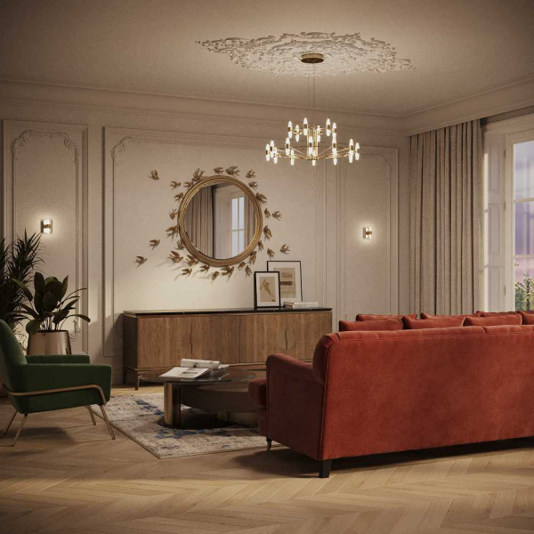 Настенный светильник (бра) Maytoni MOD401WL-L6BS3K Настенный светильник (бра) Maytoni MOD401WL-L6BS3K