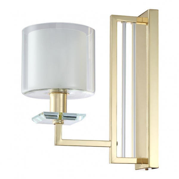 Бра Crystal Lux Nicolas AP1 Gold/White Бра Crystal Lux Nicolas AP1 Gold/White