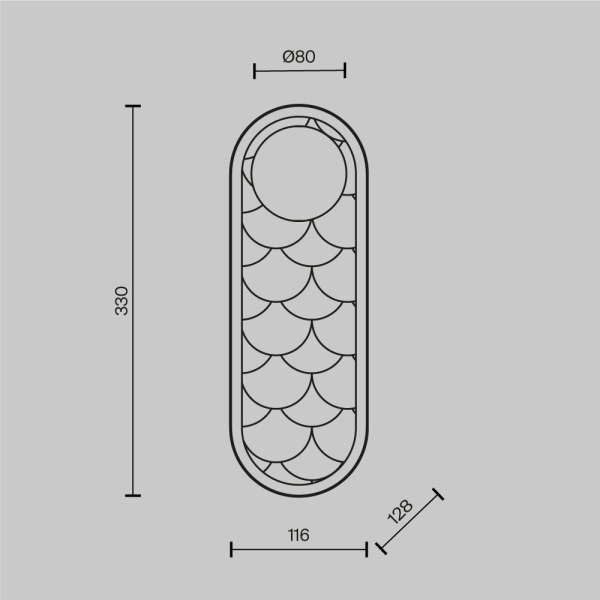 Бра Maytoni MOD473WL-L20BSK