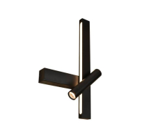 Бра Alfa Light F3924-17 black 13W 40*4.5*H 10