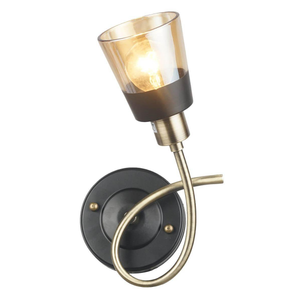 Бра IMEX MD.4045-1-W AB+BK Бра IMEX MD.4045-1-W AB+BK