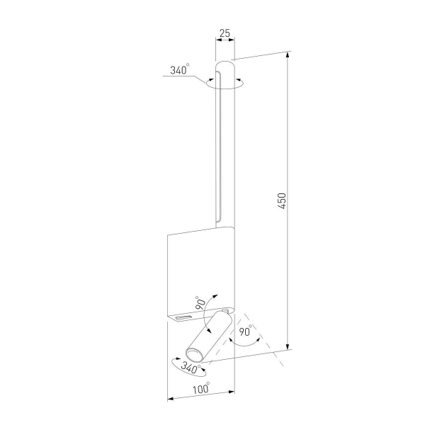 Бра Elektrostandard Sarca 40111/LED a066401 Бра Elektrostandard Sarca 40111/LED a066401
