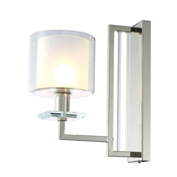 Бра Crystal Lux Nicolas AP1 Nickel/White Бра Crystal Lux Nicolas AP1 Nickel/White