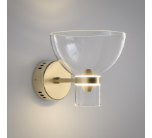 Настенный светодиодный светильник Eurosvet Vial 202053 LED латунь a072059