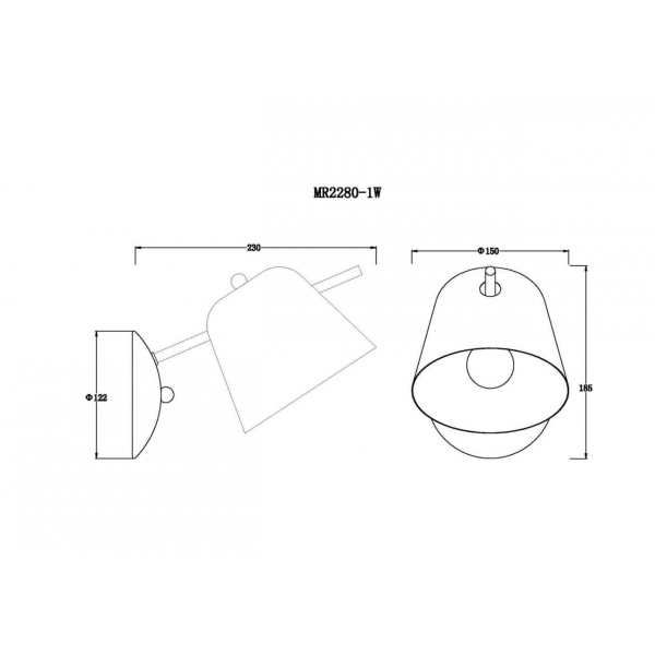 Бра MyFar Clementine MR2280-1W Бра MyFar Clementine MR2280-1W