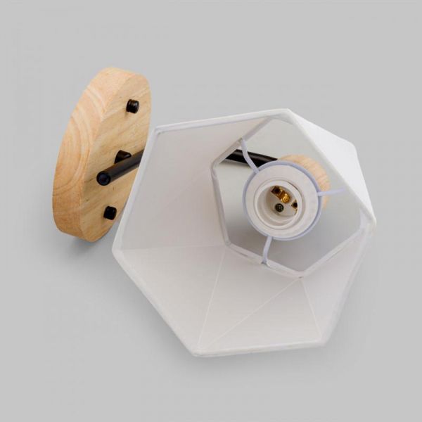 Бра IMEX MD.5714-1-W-BK+WOOD Бра IMEX MD.5714-1-W-BK+WOOD