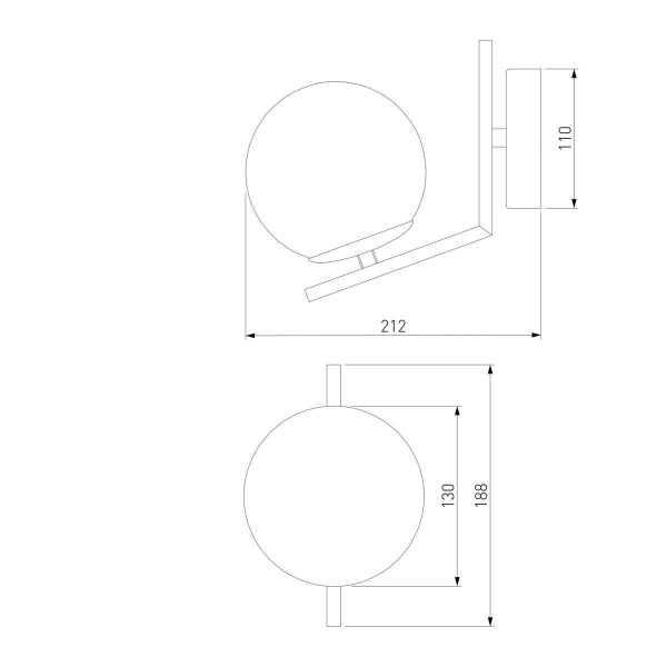 Бра Eurosvet Frost 70152/1 латунь Бра Eurosvet Frost 70152/1 латунь