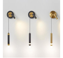 Бра-спот с подвесным светильником Loft-Concept латунь 44.1761-0 44797