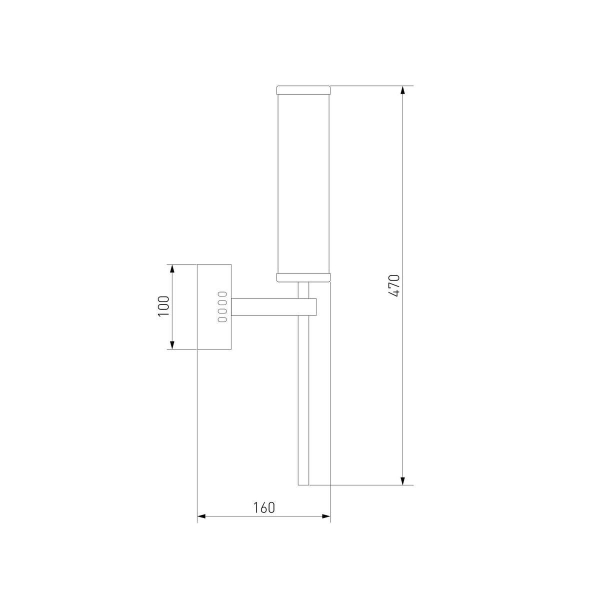 Бра Eurosvet Stark 50387 LED латунь Бра Eurosvet Stark 50387 LED латунь