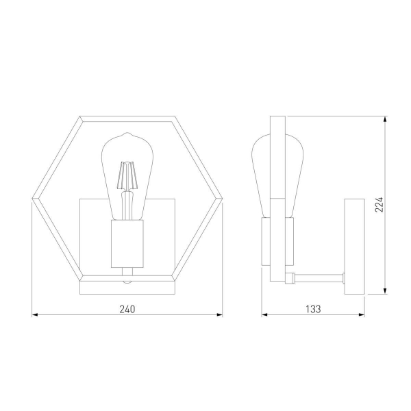Бра Eurosvet Arnia 70117/1 черный Бра Eurosvet Arnia 70117/1 черный