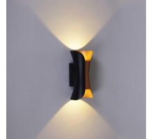 Настенный светильник Reluce 86852-9.2-002KT LED2*5W BK+GD