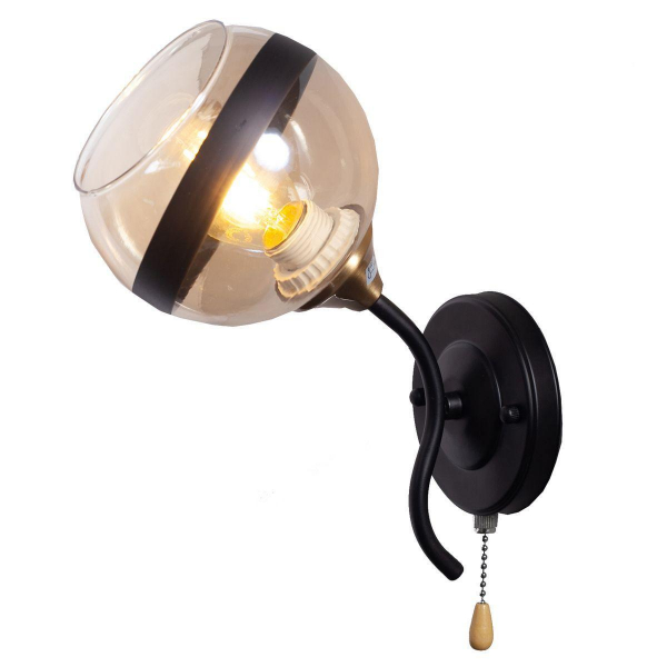 Бра IMEX MD.3595-1-W COFFEE+FGD Бра IMEX MD.3595-1-W COFFEE+FGD