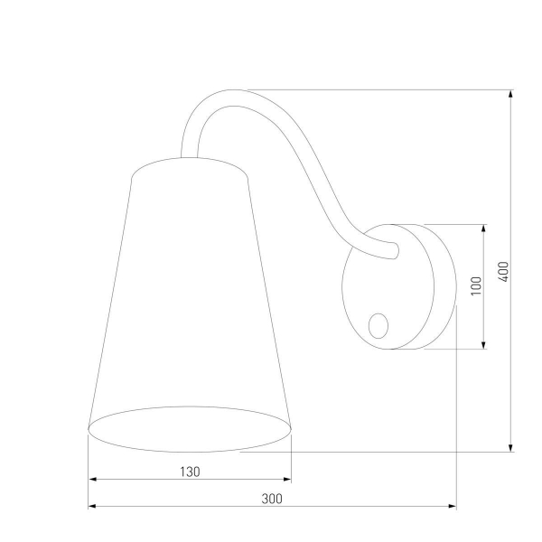 Бра TK Lighting 826 Wire Gold Бра TK Lighting 826 Wire Gold
