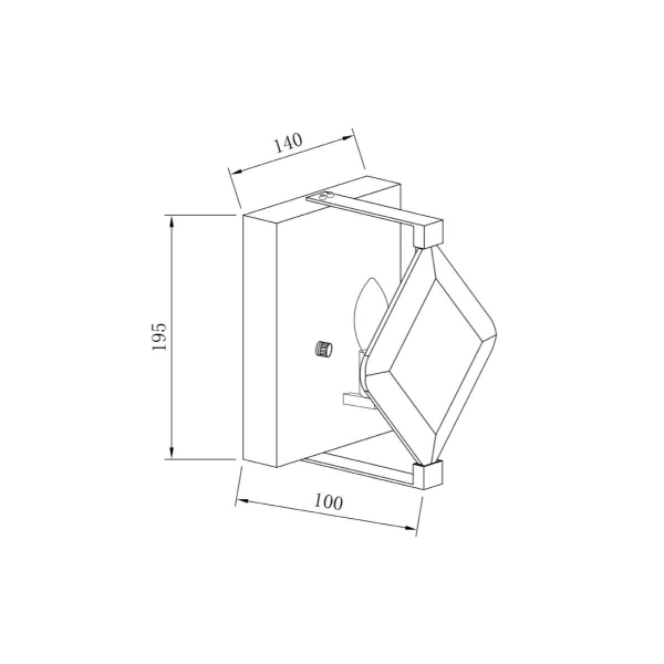 Бра Vele Luce Vittoria VL3053W01 Бра Vele Luce Vittoria VL3053W01