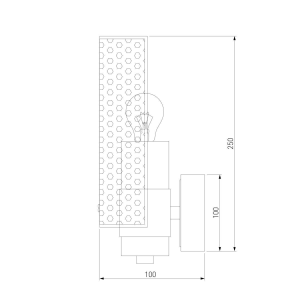 Бра Eurosvet Grino 70139/1 никель Бра Eurosvet Grino 70139/1 никель