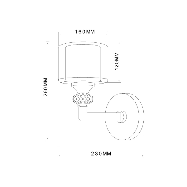 Бра Vele Luce Lotus VL1053W01