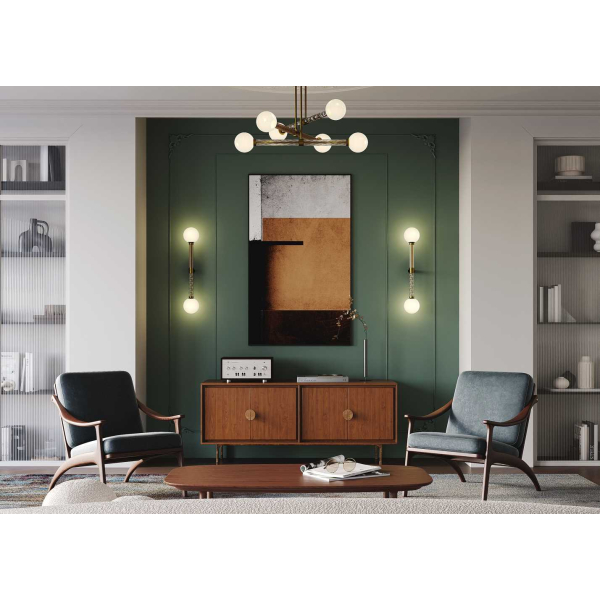 Настенный светильник (бра) Maytoni MOD287WL-02BS