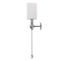 Бра Crystal Lux Mirabella AP1 Chrome/White