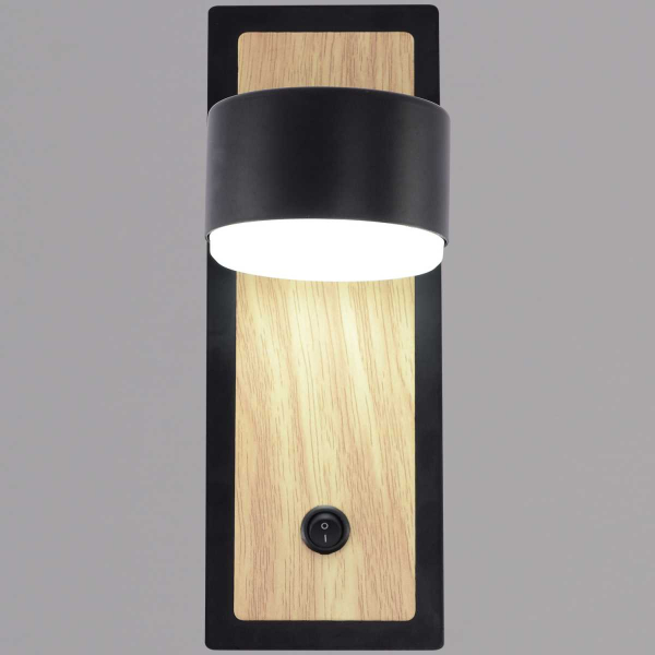 Бра Reluce 12540-0.2-01 BK+WOOD