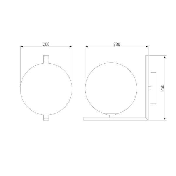 Бра Eurosvet Shape 70131/1 латунь Бра Eurosvet Shape 70131/1 латунь
