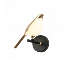 Бра светодиодное Gerhort G61391/1wBK+GD WT