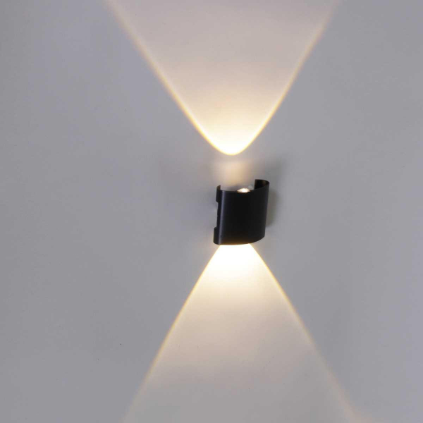 Настенный светильник Reluce 86831-9.2-002KT LED2*1W BK Настенный светильник Reluce 86831-9.2-002KT LED2*1W BK