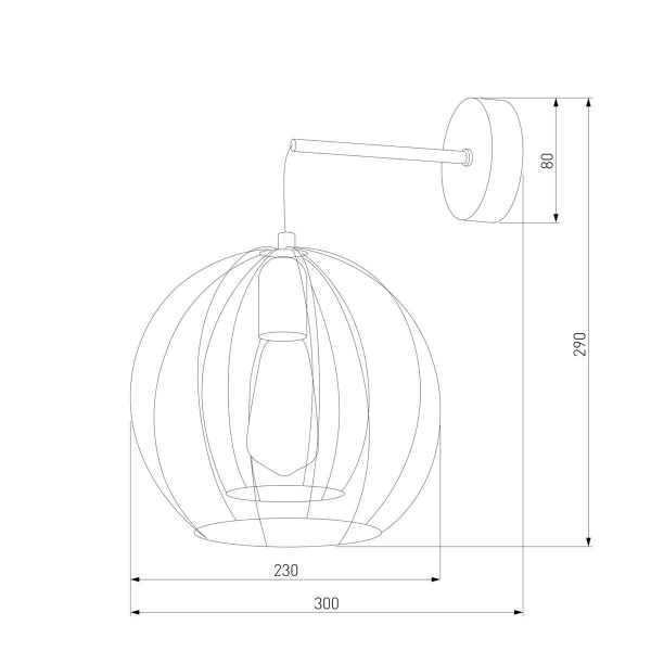 Бра TK Lighting 6596 Jaula Бра TK Lighting 6596 Jaula
