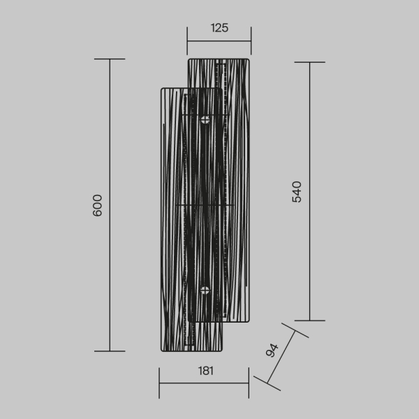 Бра Maytoni MOD439WL-L10BSK
