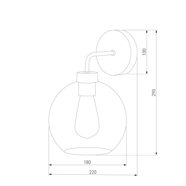 Бра TK Lighting 4019 Bari Graphite Бра TK Lighting 4019 Bari Graphite