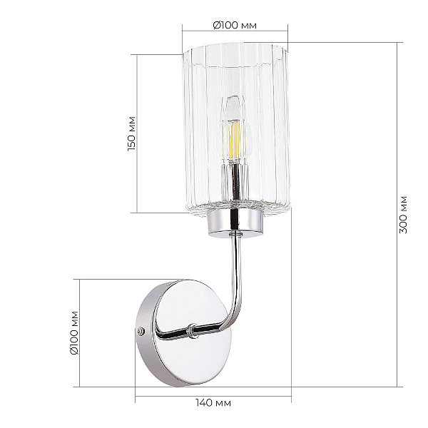 Бра Evoluce Tilda SLE1127-101-01