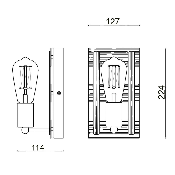 Бра Vele Luce Shield VL6385W01 Бра Vele Luce Shield VL6385W01