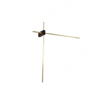 Бра Alfa Light F3924-22 black+gol d 15W 60*60*11. 5