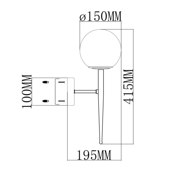 Бра Moderli Scrumbel V6043-1W