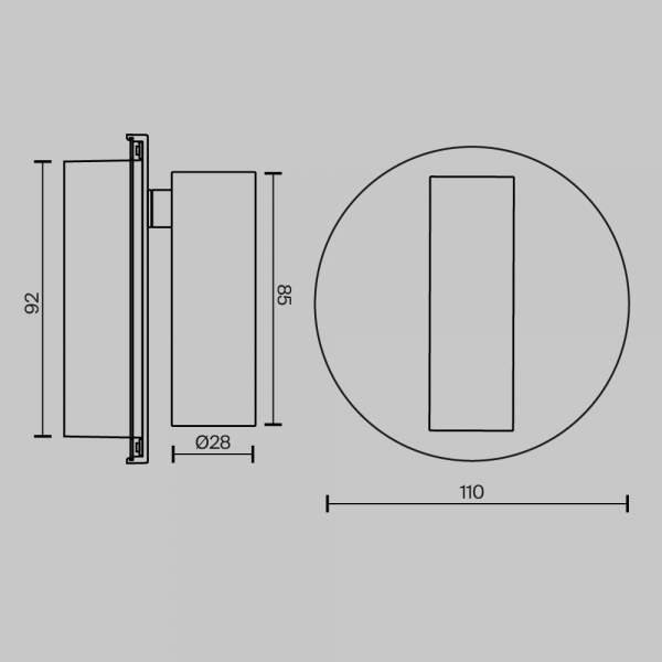 Бра Maytoni Technical Ego C176WL-9W-2.7-4K-B Бра Maytoni Technical Ego C176WL-9W-2.7-4K-B