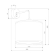 Бра TK Lighting 6858 Juta