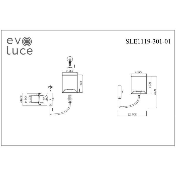 Бра Evoluce Ellisse SLE1119-301-01 Бра Evoluce Ellisse SLE1119-301-01