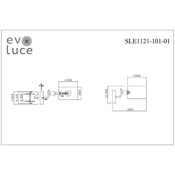 Бра Evoluce Aerin SLE1121-101-01 Бра Evoluce Aerin SLE1121-101-01