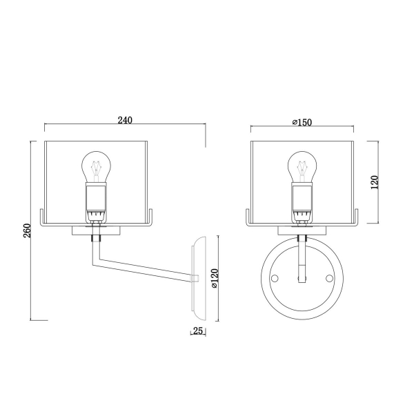 Бра Freya Karen FR5096WL-01CH