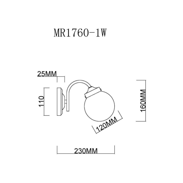 Бра MyFar Easy MR1760-1W Бра MyFar Easy MR1760-1W