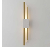 Бра Crystal Lux CARTA AP6W LED WHITE/BRASS