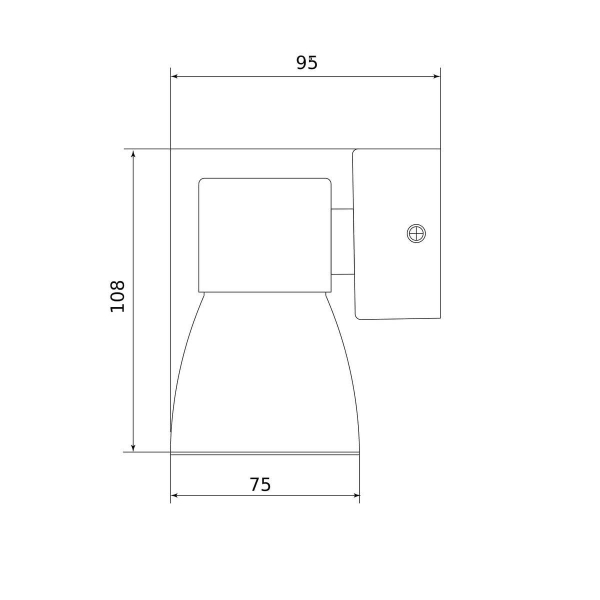 Бра Elektrostandard Cono MRL 1027 белый a061048 Бра Elektrostandard Cono MRL 1027 белый a061048