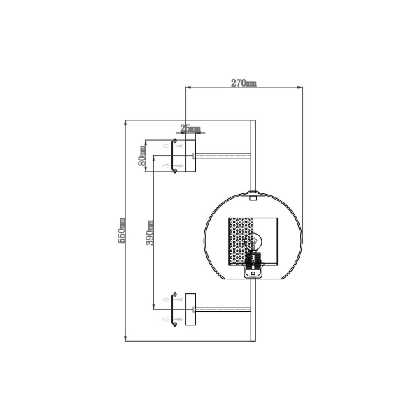 Бра Vele Luce Coro VL5524W41 Бра Vele Luce Coro VL5524W41