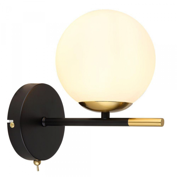 Бра Arte Lamp Alcor A2224AP-1BK Бра Arte Lamp Alcor A2224AP-1BK