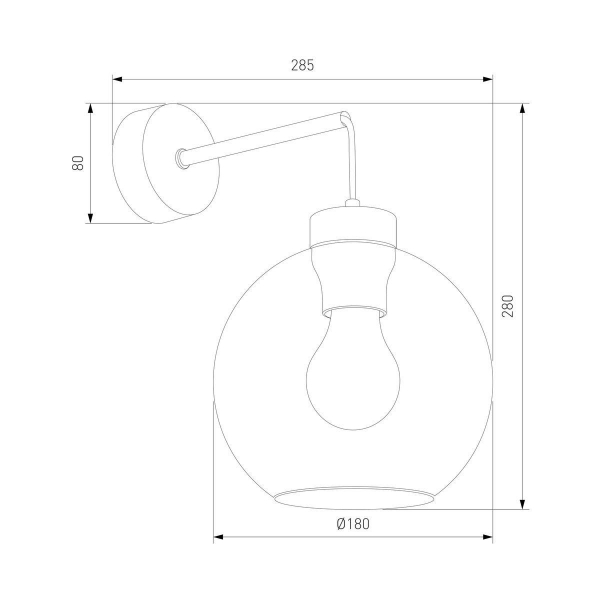 Бра TK Lighting 4135 Cubus