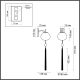 Бра Odeon Light Exclusive Modern Fiolent 5432/1W