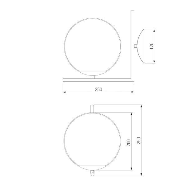 Бра Eurosvet Frost 70153/1 латунь Бра Eurosvet Frost 70153/1 латунь
