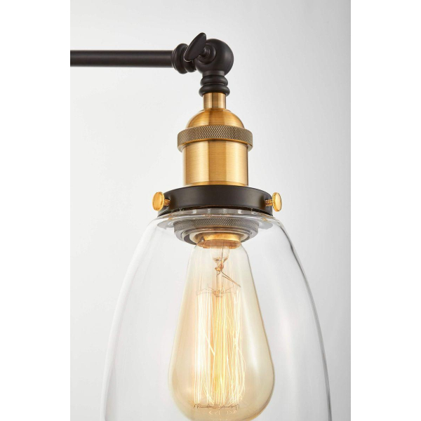 Бра Lumina Deco Gubi LDW B005-2 BK+PR Бра Lumina Deco Gubi LDW B005-2 BK+PR